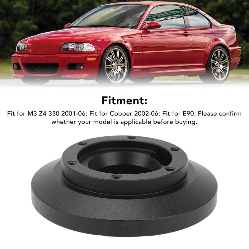 6 Bolt Hole Steering Wheel Short Hub Adapte Ergonomic Design