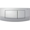 Tece Teceambia Switch Actuator Plate with Dual Flush Matt Chrome,