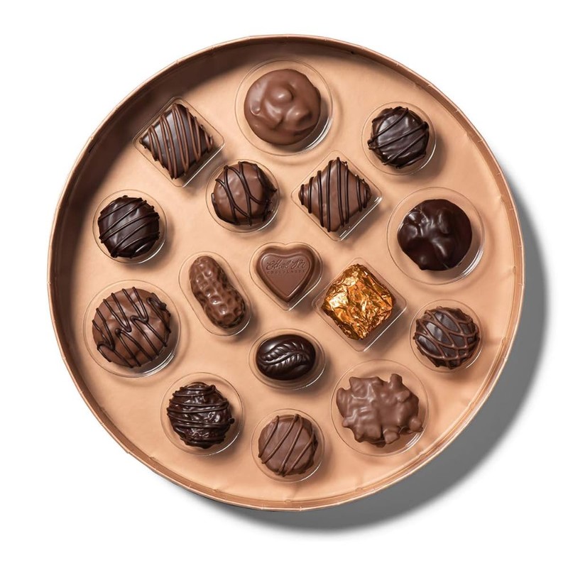 Ethel M Chocolates Classic Collection 16 Pieces Premium Milk and