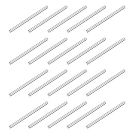 sourcing map 80Pcs M2 x 30mm 304 Stainless Steel Dowel Pin, Cylindrical Shelf Support Peg Pin Parallel Pin Fastener for Mechanical Manufacturing, Industry, Furniture Installation, Silver