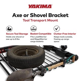 Yakima - Axe Shovel Bracket, Secure Storage for Tools