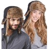 Trapper Warm Russian Trooper Hat Winter Hats with Faux Fur