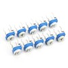 100Pcs Variable Resistor Trimmer Potentiometer Pot Electronic Component RM065 Blue