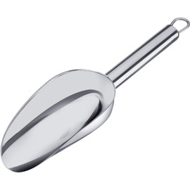 Westmark Baking Weighing / Filling Shovel, Filling Volume: 50 ml (approx. 75 g flour), Stainless Steel, Halia, Silver, 91022270