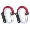 Aluminum Carabiner MultiFunction Outdoor Travelling Quick Hanging External Buckle 2