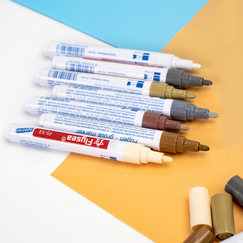 YZZQ 5 Pieces Grout Tile Pen Repair Pen,Renew Tile Lines,
