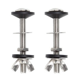 2Pcs Leaking Toilet Close Coupling Cistern Bolts Toilet Cistern Fixing Close Coupling Kit Stainless Steel Cistern To WC Pan Bolt Through Kit - 74 * 8mm