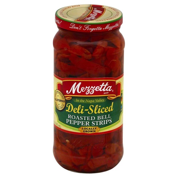 Mezzetta Sweet Pepper Roasted Deli Sliced 16.0 OZ(Pack of 2)