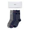 Hazzys (대구신세계)스트라이프 장목 양말 3종 세트HJSS5E003N2 (Daegu Shinsegae) Stripe Long