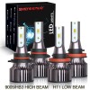 SHENKENUO 9005 H11 Hi/Lo LED Headlight Bulbs For Peterbilt 388