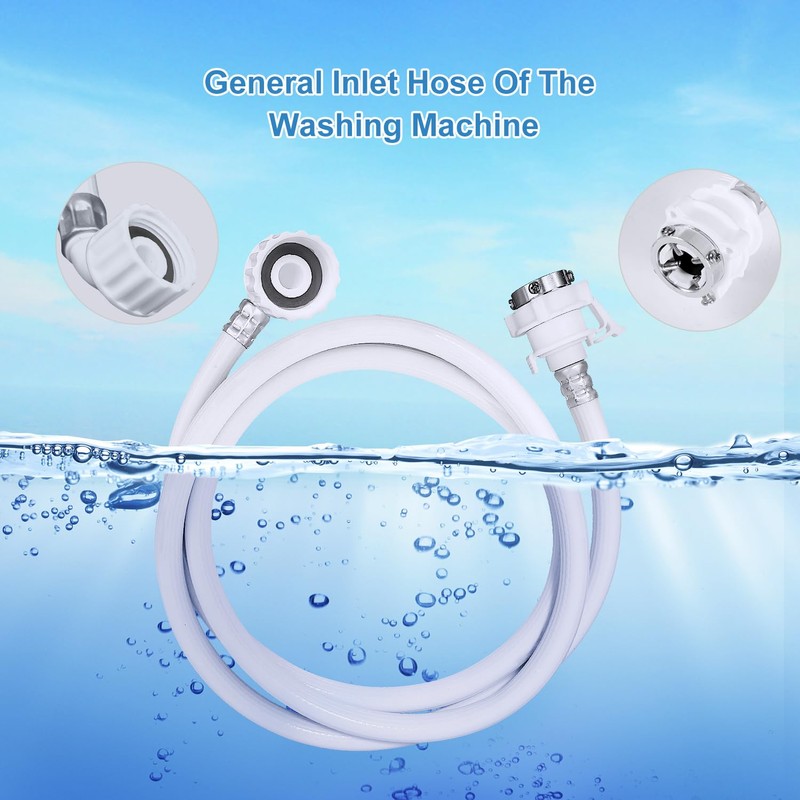 Washing Machine Water Inlet Hose, (Burst Proof) Water Connection Inlet