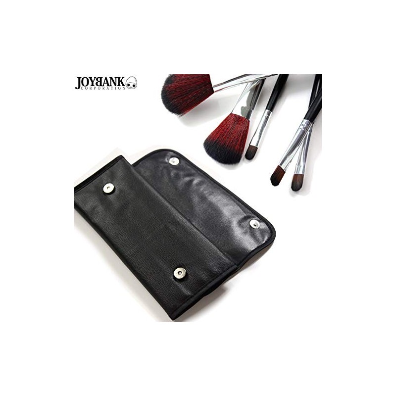 Professional Makeup Brush Set of 12 with Premium Leather Pouch