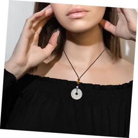 OHPHCALL Sturdy Crystal Stone Pendant Necklace Fashion Jewelry Decorative Necklace for Party