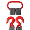 QWORK 2 Pack Two Leg Bridle Web Sling, 5Ft 6613lb