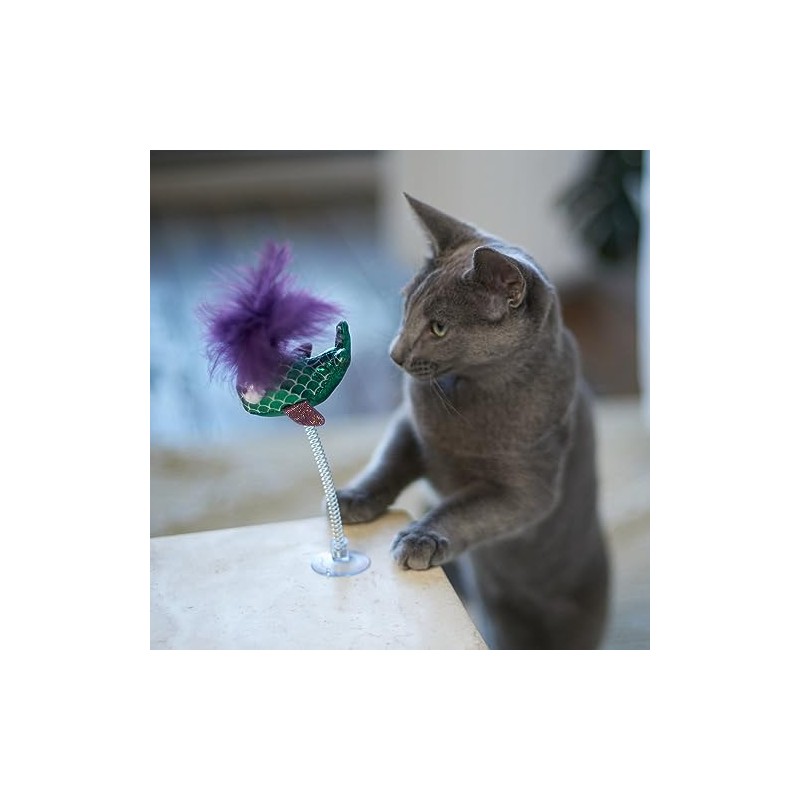 Kazoo Bouncy Fish Cat Toy