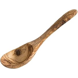 APS Spoon "Olive" made from sustainable olive wood, wooden spoon, serving spoon, 26.5 x 9.5 cm