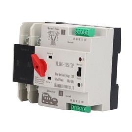 2P Dual Power Automatic Transfer Switch Generator Uninterruptible Changeover Switch AC230V 63A