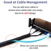 SONATURE Cable Management, 10ft - 2/3 inch Wire Loom, Self-Wrap