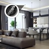 Emperoch 4Pcs Lighting Fixture Ceiling Plate Bracket, 105mm & 110mm