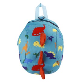 IPENNY Baby Reins Backpack Dinosaur Cartoon Toddler Rucksack Kindergarten School Book Bag Anti-lost Strap Walker Shoulder Bag Travel Snack Lunch Bag Toy Storage Daypack Kids Girls Boys Birthday