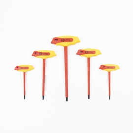C.K T4422 Insulated T-Handle Hex Key Set, 5-pcs