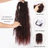 Vinzar Long Ponytail Extensions Synthetic Curly Wrap Around Ponytail Corn