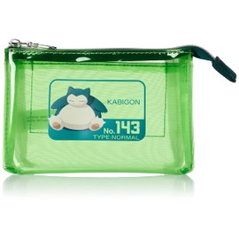 pokemon0006 Pouch, Makeup Pouch, Travel Pouch, Accessory Holder, Makeup Pouch, 3 Pockets, Snorlon (PKM-578)