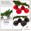 DecoLite: Glass Christmas Tree Baubles, Diameter 10 cm (Pack of