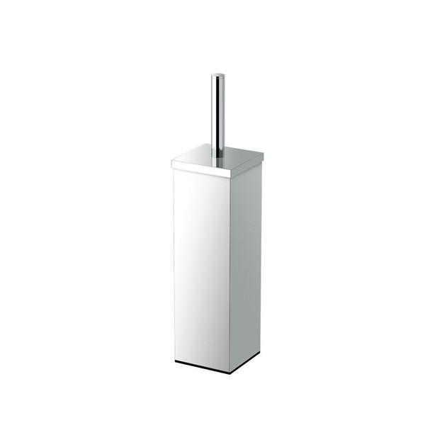 Gatco 1488 Elegant Square Toilet Brush Holder, Chrome
