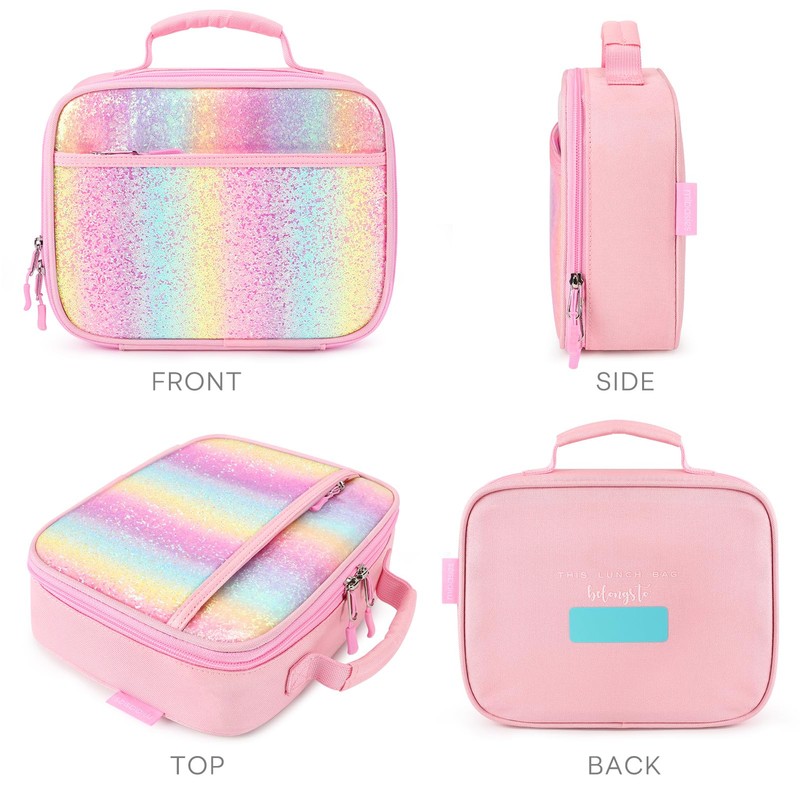 mibasies Kids Lunch Box for Girls Toddler, Insulated and Reusable
