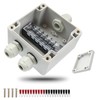 LWLWA Junction Box ABS, White IP66 Waterproof Junction Box, Outdoor