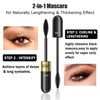 Tubing Mascara 2 in 1 Mascara Black Volumizing and Lengthening,Liquid