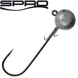Spro Jighead HD Sea Hooks, Jig Heads for Rubber Fish, Jig Hooks for Rubber Bait, Lead Head for Sea Fishing, Lead Heads for Jigs, Size/Weight/Package Contents: Size 6/0/40g/3 Pieces