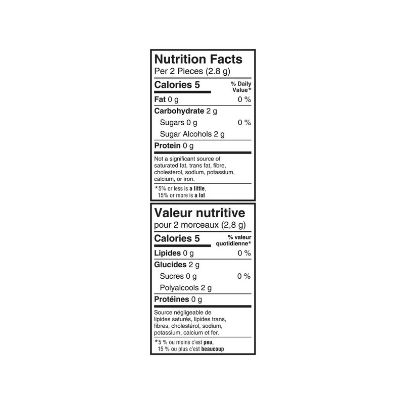 EXCEL, Variety Mint Flavored Sugar Free Chewing Gum, 18 Pieces,