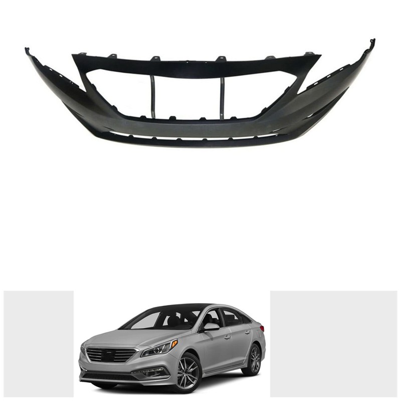 GXYWADY Front Bumper Cover Replacement for Sonata 2.4L 2015 2016