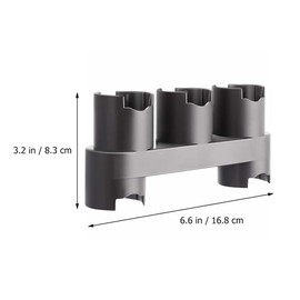 GOOHOCHY Vacuum Cleaner Brush Holder Wall Mount Organizer for Cordless Vacuum Accessories with 5 Slots Space Saving Storage Bracket