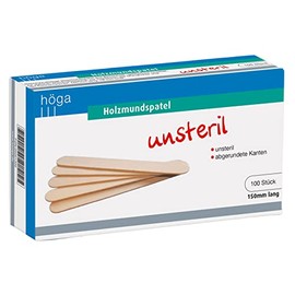Wooden Mouth Depressors 150mm Long Non Sterile 100 Per Pack 3