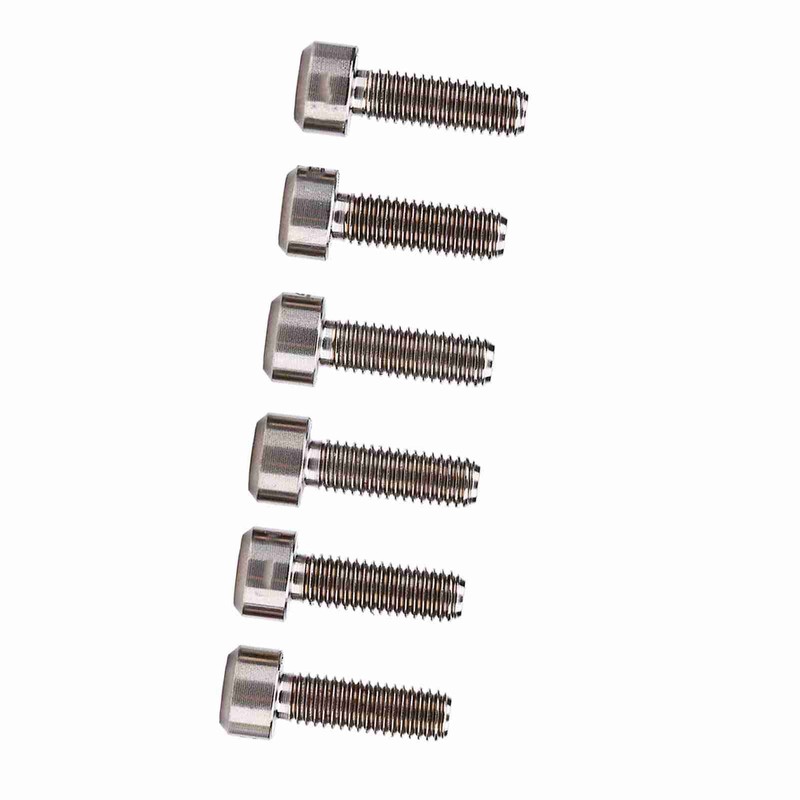 6pcs set M5*16mm Titanium Alloy Bike Fixed Stem Bolts For