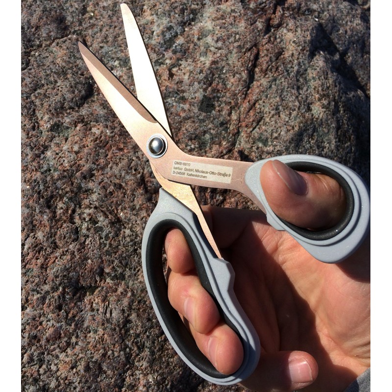 QMBasic Stainless Steel Titanium Scissors in Twin Pack | Kitchen