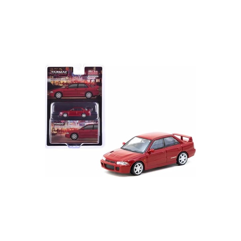 Tarmac Works 1/64 Mitsubishi Lancer GSR Evolution Red Tarmac Works