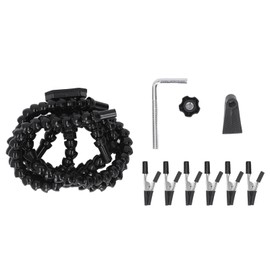 ANKROYU Soldering Helping Hands, Station PCB Flexible Third Hand Arms Tool, Helping Arms Third Hand, Helping Arms Tool for Crafts Workshop 5 Claws (black)