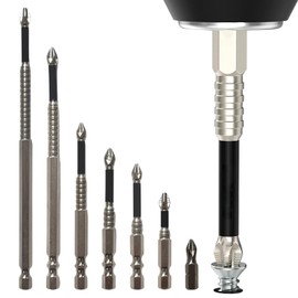 7PCS High-Magnetic Screwdriver Drill Bit Set, Strong Magnetic Durability Screwdriver Drill Bit Set, for 25 50 65 70 90 125 150mm 1 Set