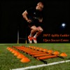 Kvittra 6PCS 6FT Adjustable Soccer Agility Training Poles, Soccer Agility