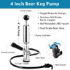 Imaictuu Beer Keg Tap Chrome-Plated Beer Pump Keg Party Pump