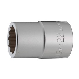 Tone 12-Point Socket 6D-22 Insertion Angle 0.75 inches (19.0 mm) Width Across Flats 0.87 inches (22 mm)