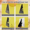 CoroRio 9 Inch Self Stick Cardboard Easel Backs, Picture Frame