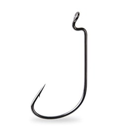 Megabite Hook, Widegap, Offset Shank - Black Nickel 2