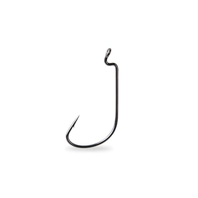 Megabite Hook, Widegap, Offset Shank - Black Nickel 2