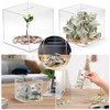 Granmagazz Unopenable Clear Acrylic Piggy Bank - Savings Coin Money