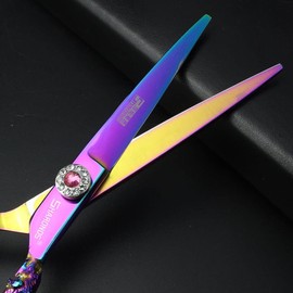 5.5 Inch / 6 Inch Sharongds Japanese Hairdressing Scissors Thinning Scissors Hair 16.5 cm Professional Barber Scissors Set (6 Inches, 2 Pieces)